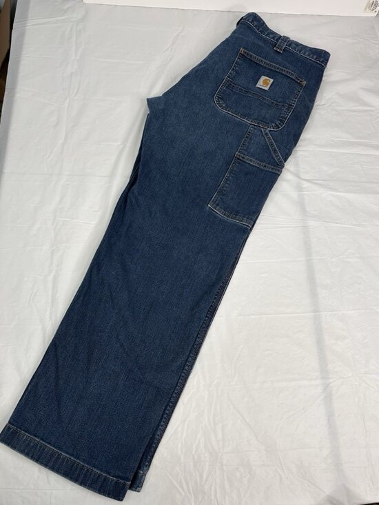 Carhartt Rugged Flex Relaxed Fit Denim Jeans Mens 38x30 (29” Measured) 102808 - Picture 1 of 13
